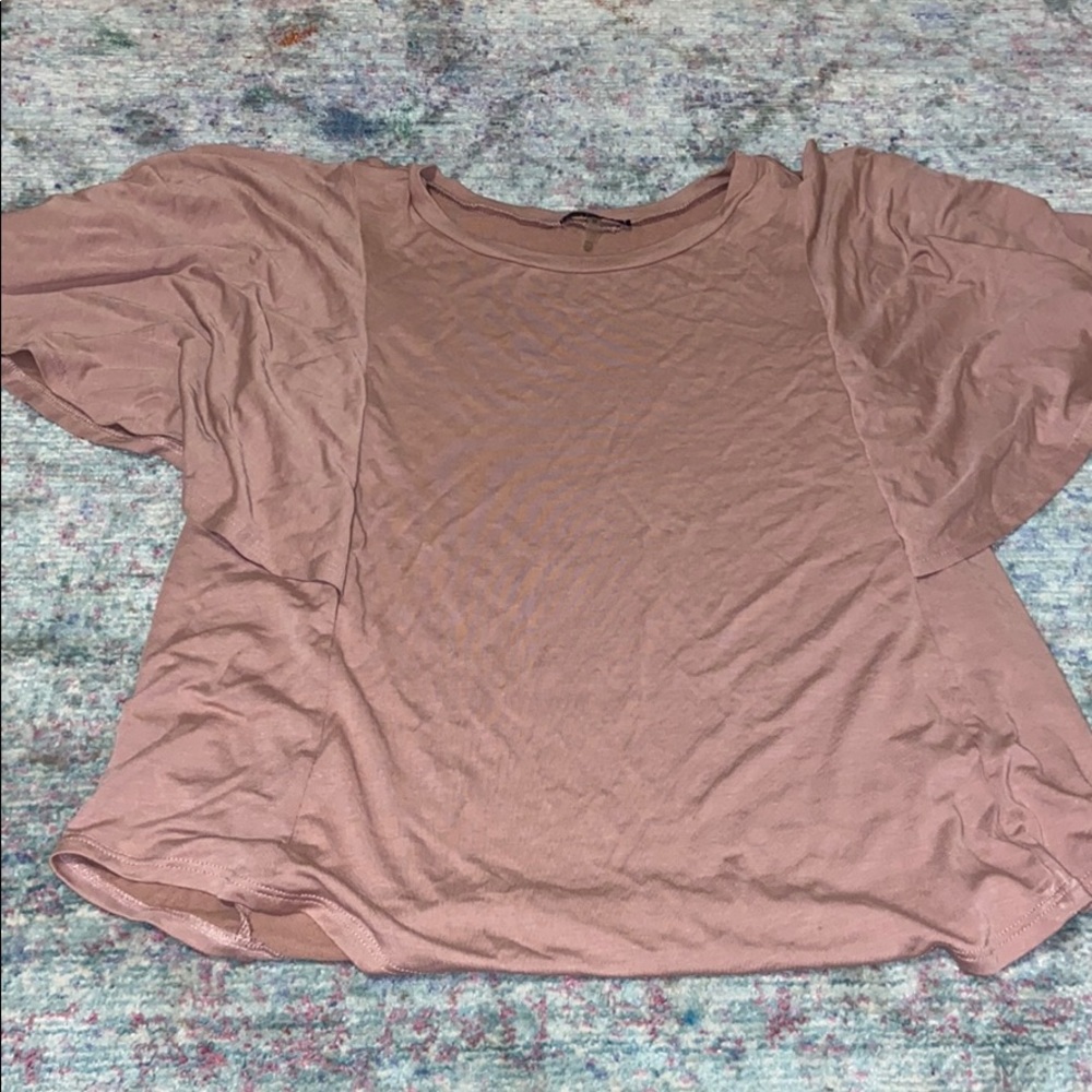 Flowey beige pink top